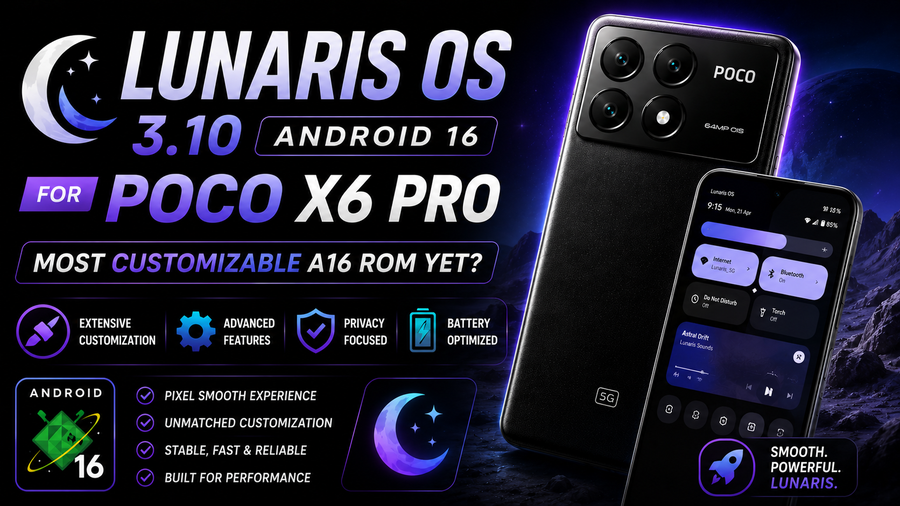 Lunaris OS 3.10 for Poco X6 Pro 5G